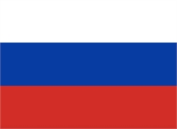 [ai] The national flag of Russia, featuring three horizontal stripes: white at the top, blue in the middle, and red at the bottom.